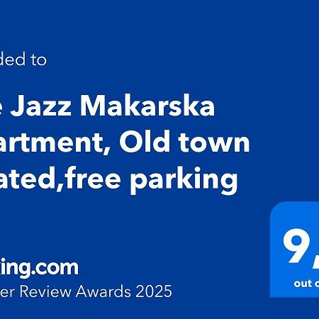 The Jazz Makarska Apartment, Old Town Located,Free Parking מראה חיצוני תמונה