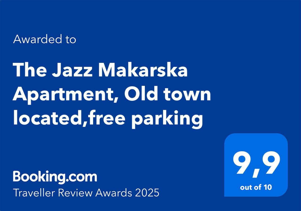 The Jazz Makarska Apartment, Old Town Located,Free Parking מראה חיצוני תמונה